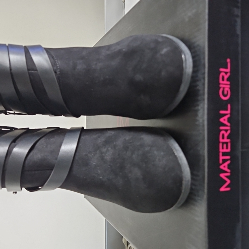 Material Girl Women's Black Boots